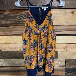 Floral tank top